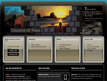Tablet Screenshot of counciloftime.com